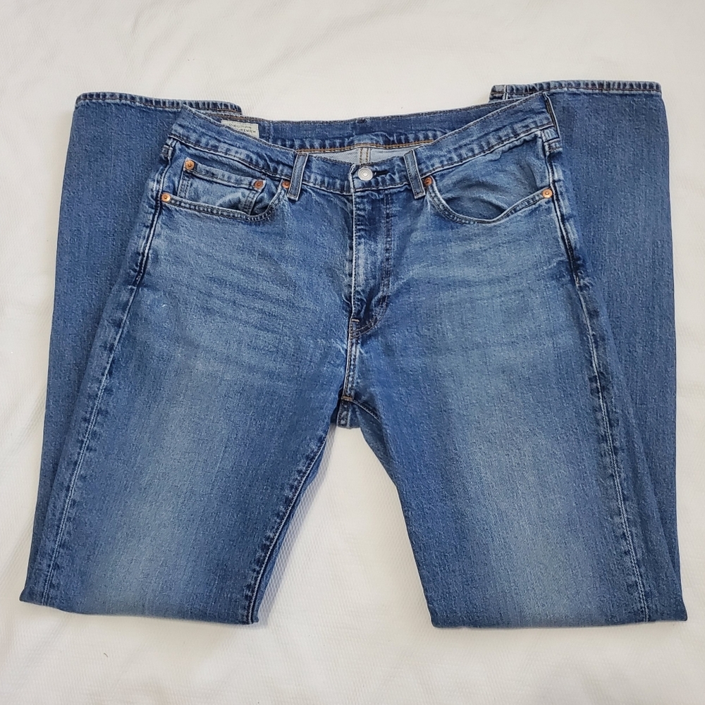 Levi's Premium 514 Big E Straight Fit Jeans 34 Waist - Picture 3 of 12